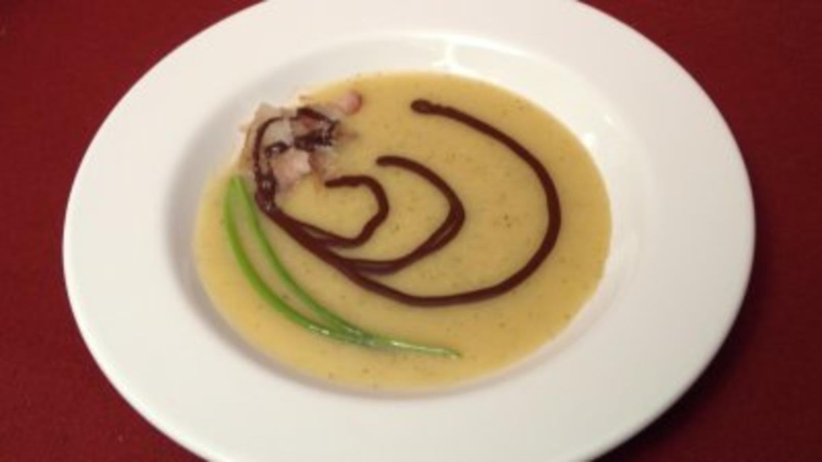 Das perfekte Dinner Rezepte - Meerrettichsuppe mit Räucheraal