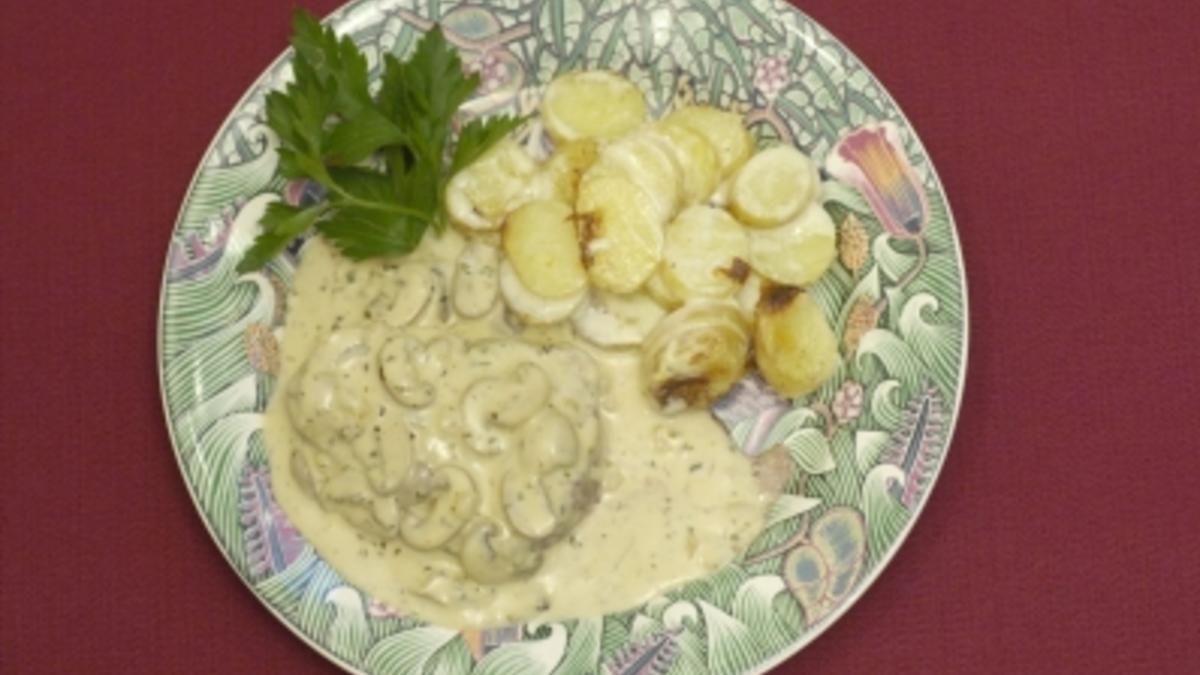 Das perfekte Promi Dinner Rezepte - Rinderfilet mit Champignonrahmsoße ...