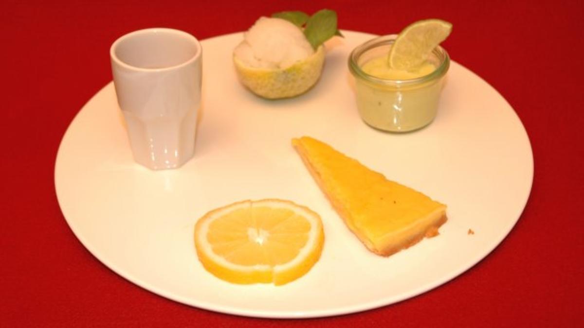 Das perfekte Dinner Rezepte - Zitronenteller: Zitronentarte ...