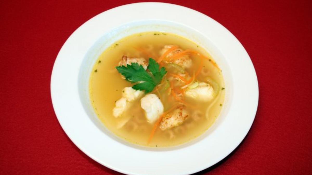 Das perfekte Dinner Rezepte - Leichte Fischsuppe