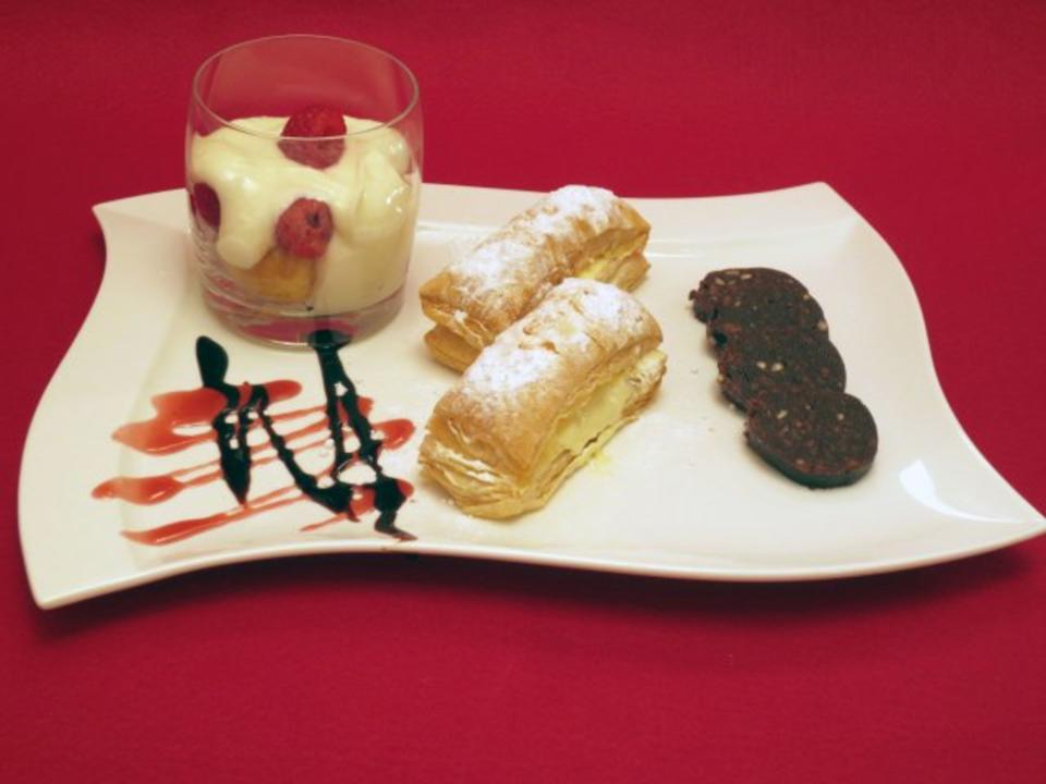 Das perfekte Dinner Rezepte - Süßes Trio