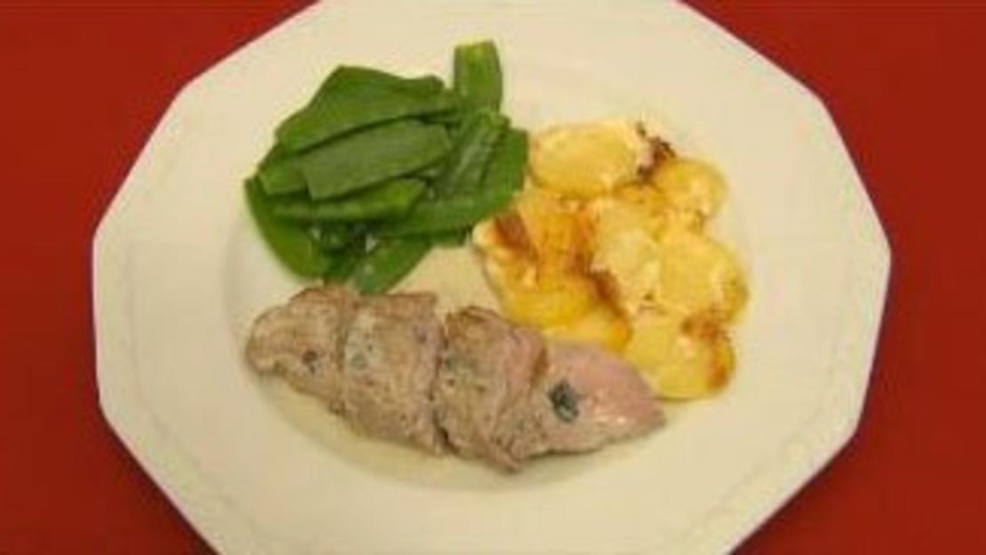 Das perfekte Dinner Rezepte - Schweinefilet mit Gorgonzolasoße ...