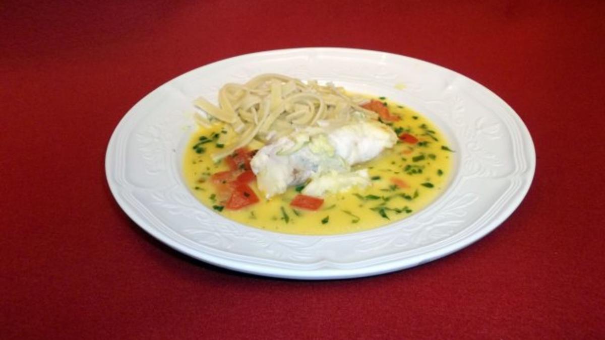 Das perfekte Dinner Rezepte - Steinbuttfilet mit Selleriehaube auf