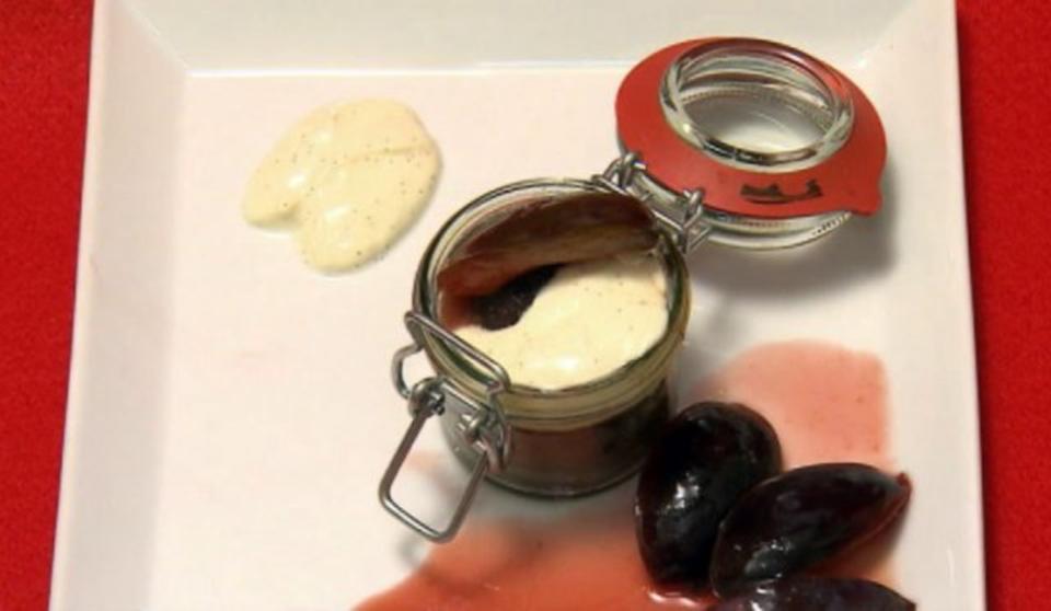 Vox Rezepte - Schokitraum mit Gewürzpflaumen und Vanillesauce ... Vox Rezepte - Schokitraum mit Gewürzpflaumen und Vanillesauce ...