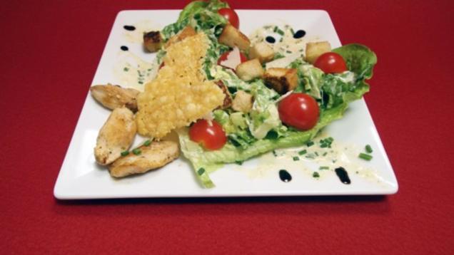 Das perfekte Dinner Rezepte - &amp;quot;Caesars Special&amp;quot; - Caesars Salad mit ...