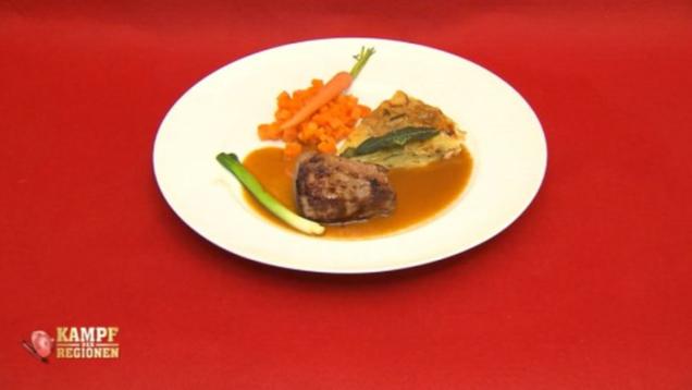 Das perfekte Dinner Rezepte - Kalbsfilet à la Rossini mit Kartoffel ...