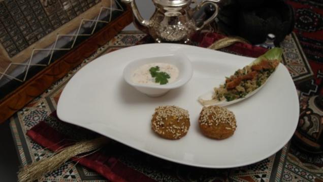 Das perfekte Dinner Rezepte - Falafel-Bällchen mit Taboulé-Salat und ...