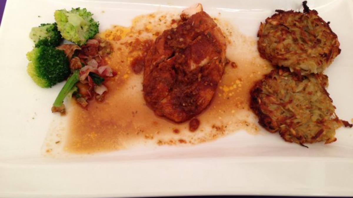 Das perfekte Dinner Rezepte - Poulardenbrust mit Pastinaken-Rösti und ...