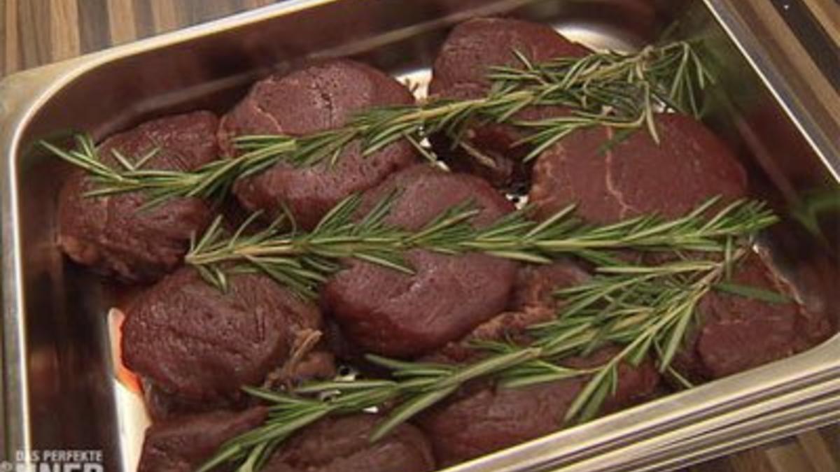 Das perfekte Dinner Rezepte - Gebratenes Rinderfilet mit Sandwich von ...