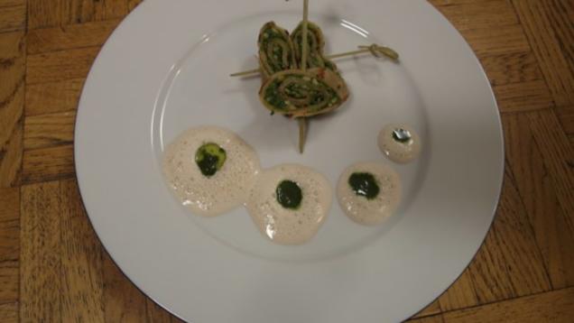 Das perfekte Dinner Rezepte - Mit Bärlauch-Pesto gefüllte ...