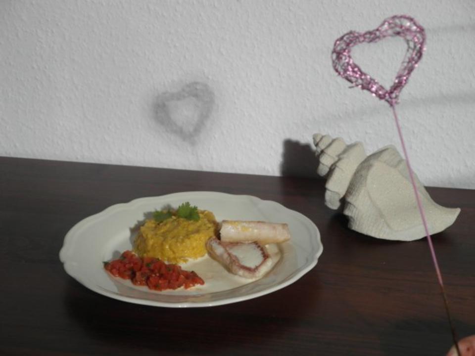 Rotes Meerbarbenfilet auf Safran-Risotto mit Tomatensalsa & einem Limonen-Weißwein-Schaum