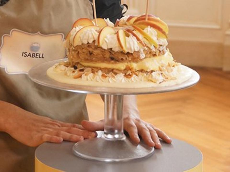 Apple Strudel in Tortenform