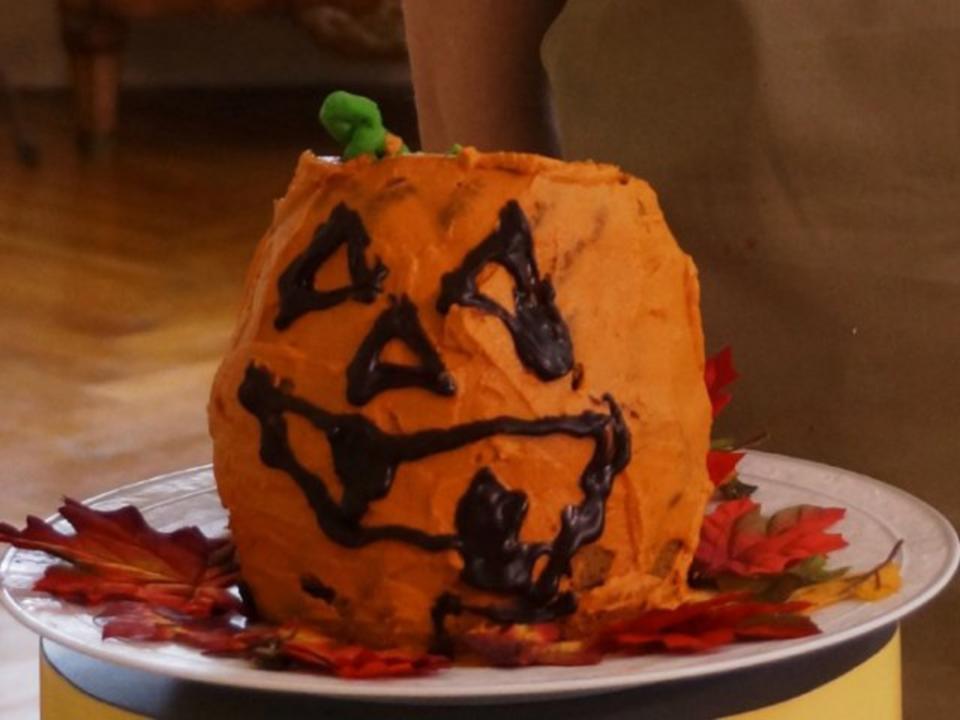 "3-D Halloween Kürbiskopf"