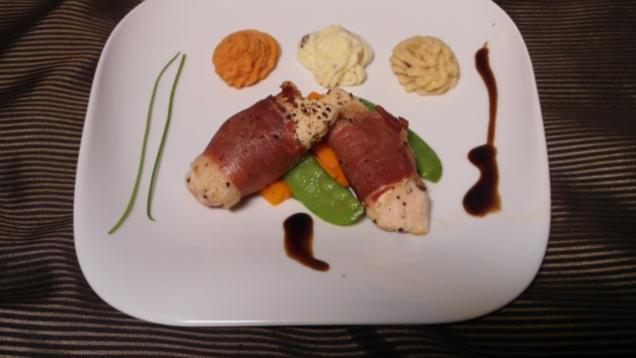 Das perfekte Dinner Rezepte - Hähnchenbrust in Parmaschinken-Mantel auf ...