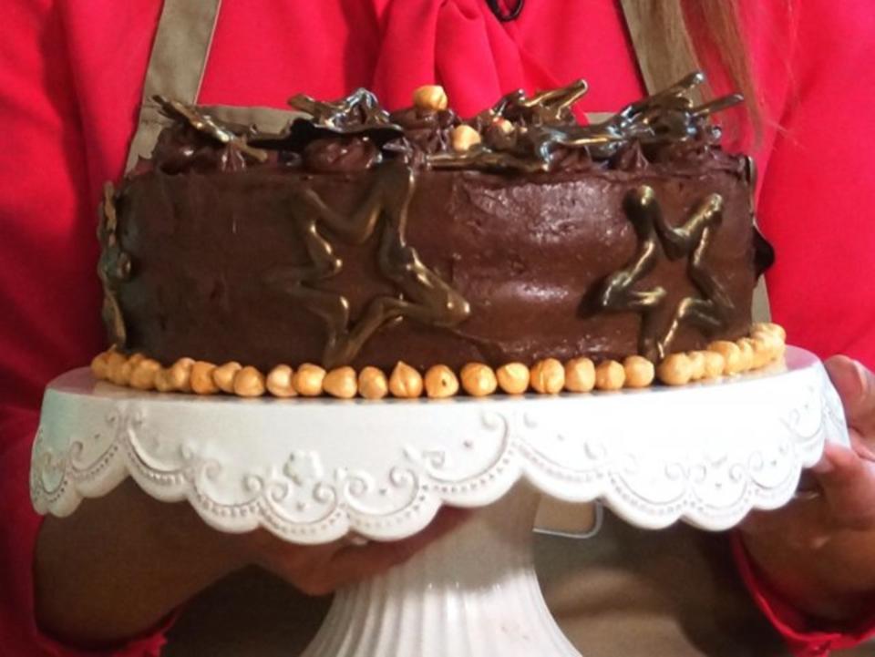 "Weihnachtszauber á l´Orange-Schokokuchen mit Kardamom"