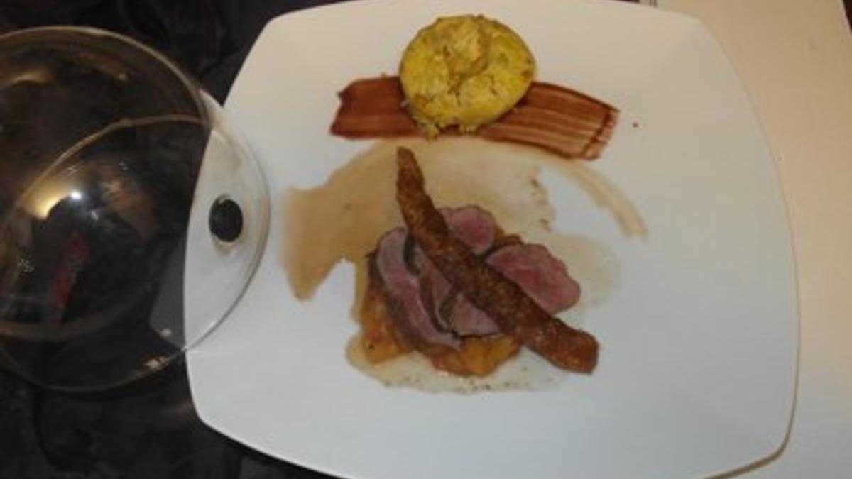 Das perfekte Dinner Rezepte - Gerubbte Raz al Halout Barbarieentenbrust ...