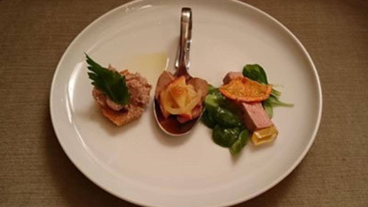 Das perfekte Dinner Rezepte - Trilogie von der Gänseleber