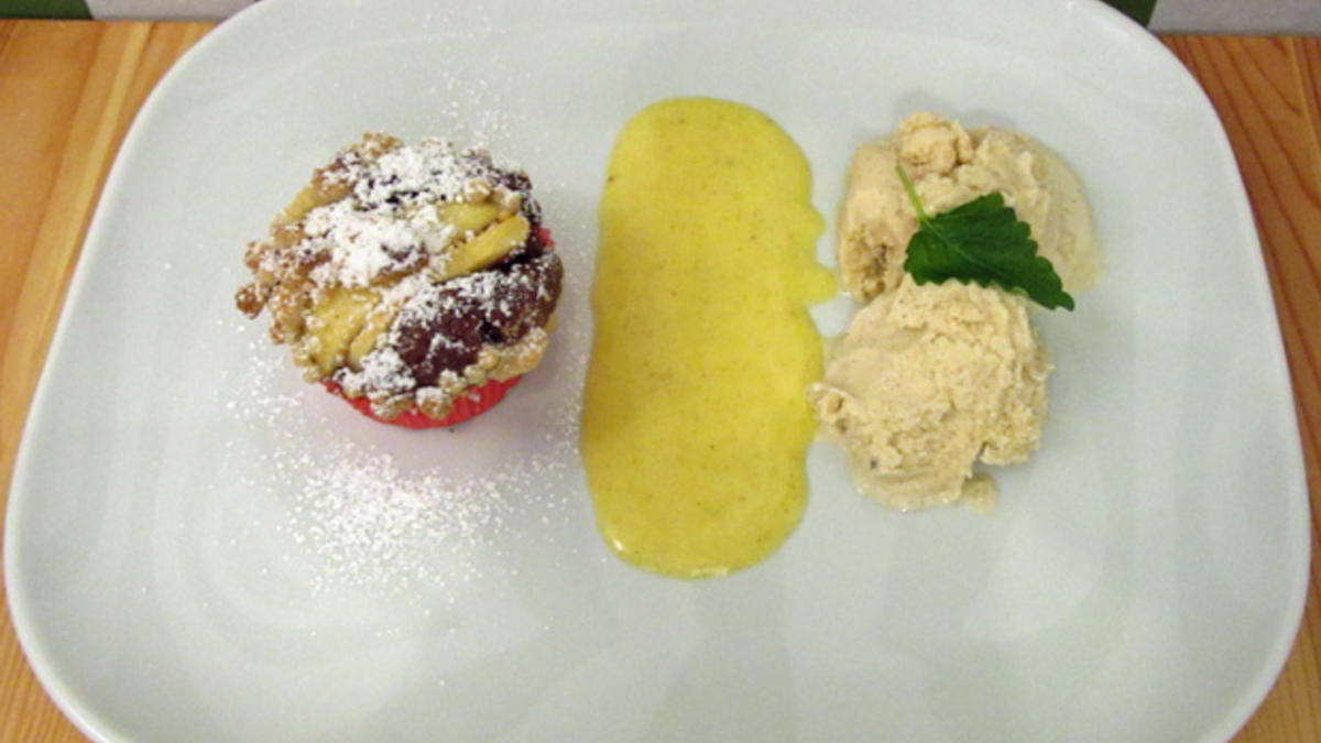 Das perfekte Dinner Rezepte - Apfelkuchen mit Vanille-Chardonnay ...