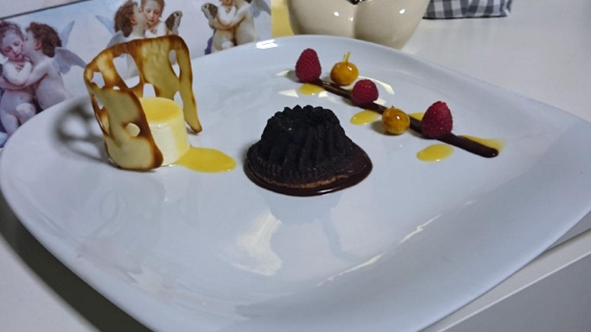 Das perfekte Dinner Rezepte - Vanille-Quark-Mousse mit Lemon Curd