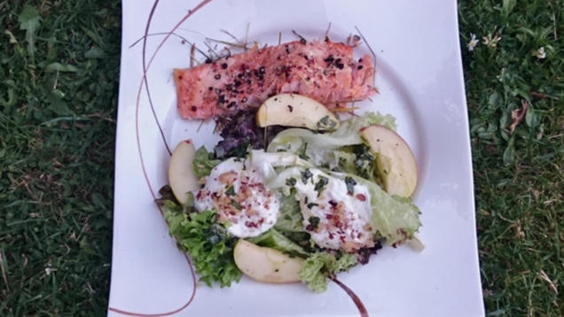 Das perfekte Dinner Rezepte - Lachs auf Heubett zu einem ...