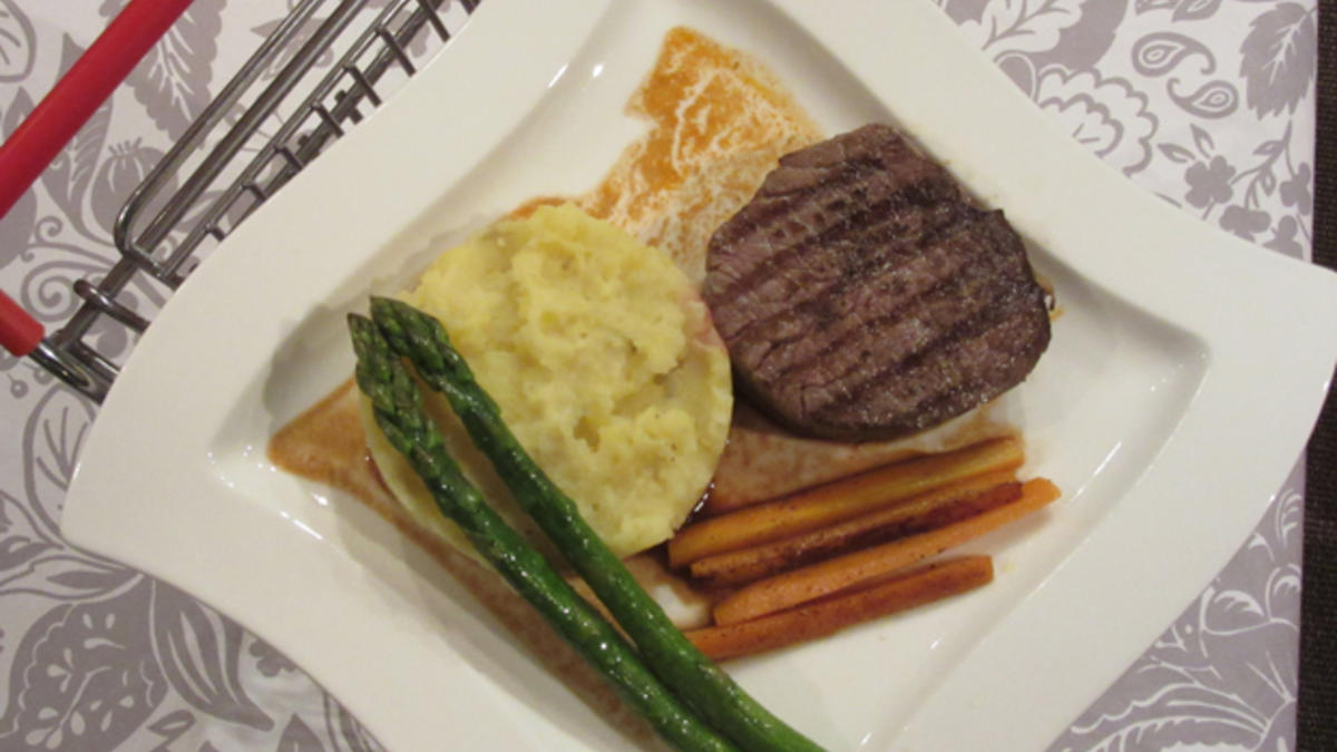 Das perfekte Dinner Rezepte - Rinderfilet an Minigemüse mit ...