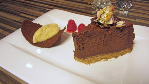 Das perfekte Dinner Rezepte - Schokoladen Cheesecake mit Krokant und ...