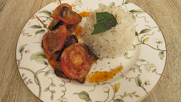Das perfekte Dinner Rezepte - Frikadellen ummantelt von Auberginen an ...