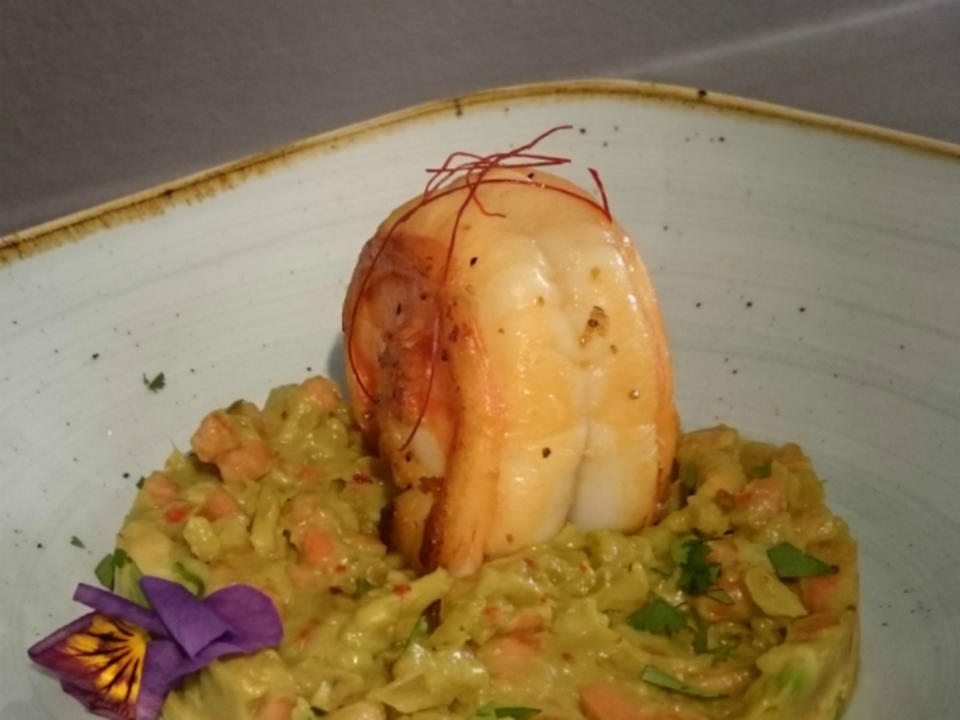 Garnele / Avocado / Papaya