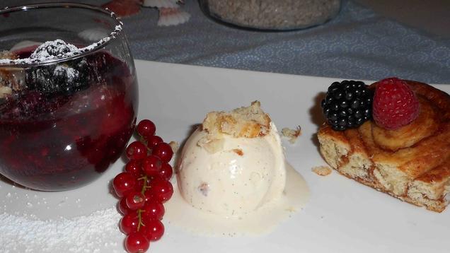 Das perfekte Dinner Rezepte - Rote Grütze mit Vanilleeis und ...