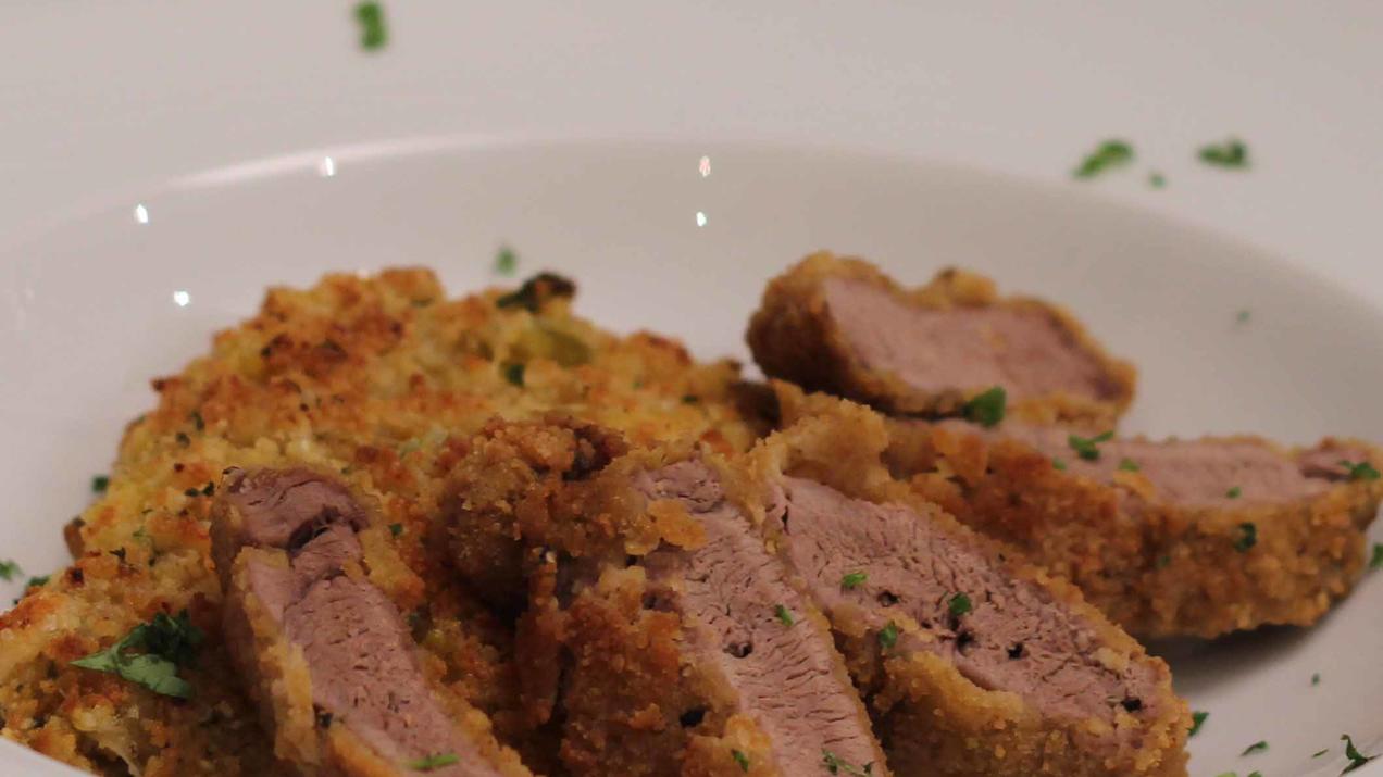 Das perfekte Dinner Rezepte - Wildschweinschnitzel Wiener Art, dazu ...