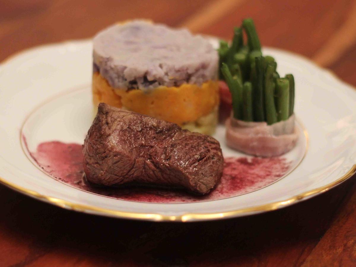 Das perfekte Dinner Rezepte - Rinderfilet mit dreierlei Kartoffelpüree ...