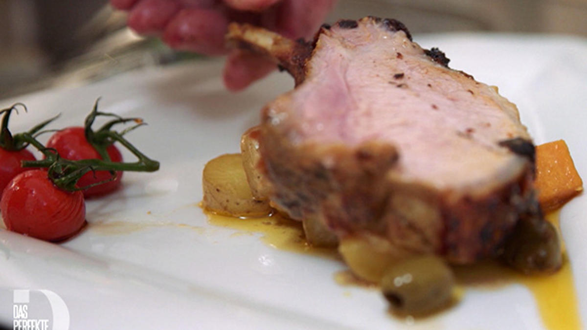 Das perfekte Dinner Rezepte - Karree vom Ibérico-Schwein auf ...
