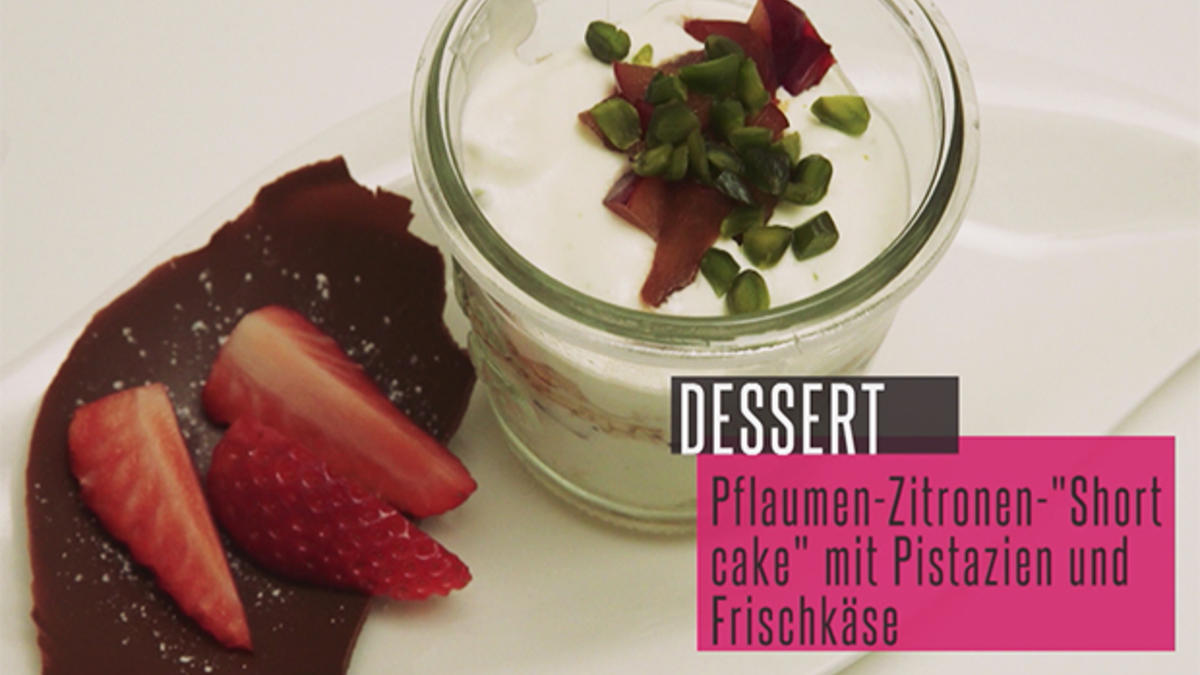 Das perfekte Dinner Rezepte - Pflaumen-Zitronen-Shortcake mit Pistazien ...