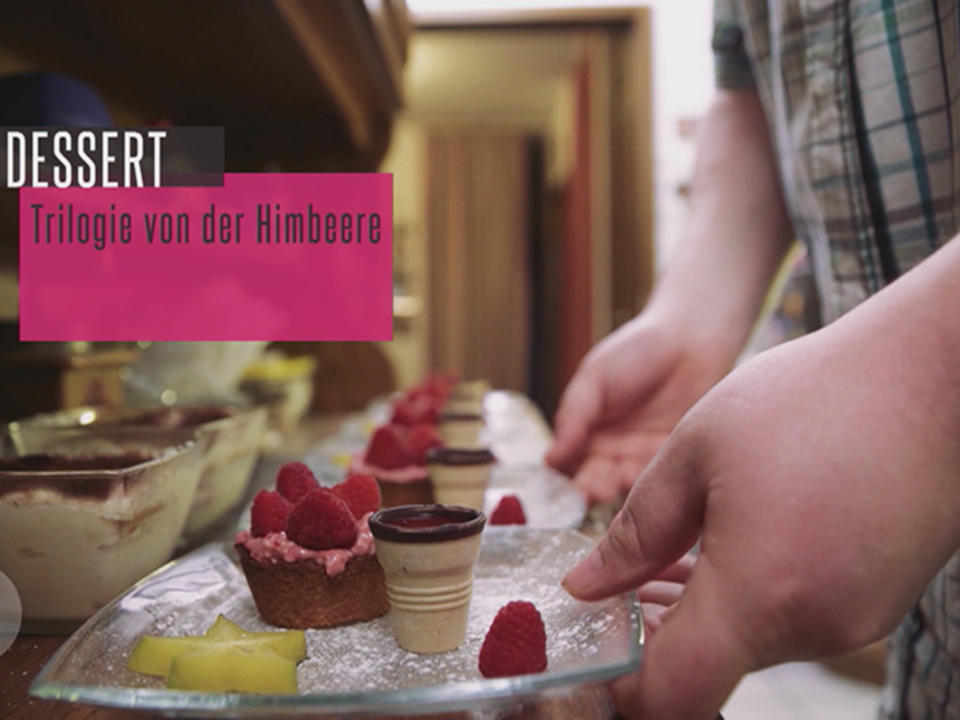 Trilogie von der Himbeere