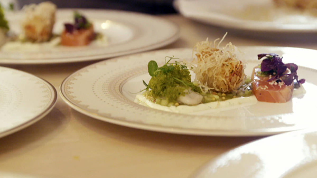 Das perfekte Profi Dinner Rezepte - Trilogie von schottischem Lachs mit ...