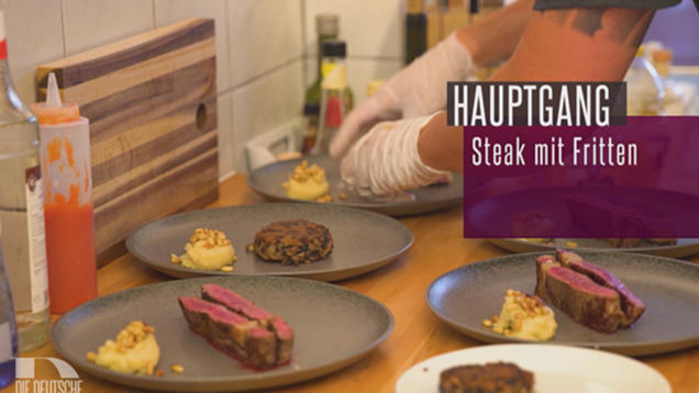 Das perfekte Dinner Rezepte - Steak mit Fritten