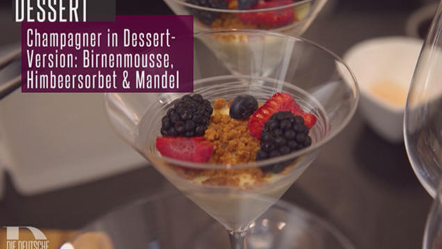 Das perfekte Dinner Rezepte - Champagner | Birne | Mandel | Beeren