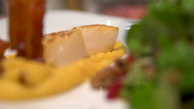 Das perfekte Dinner Rezepte - Feldsalat mit karamellisierten Maronen ...