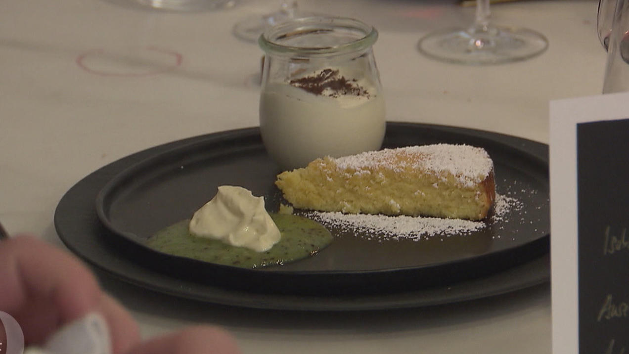 Das perfekte Dinner Rezepte - Weiße Schokoladenmousse mit spanischem ...