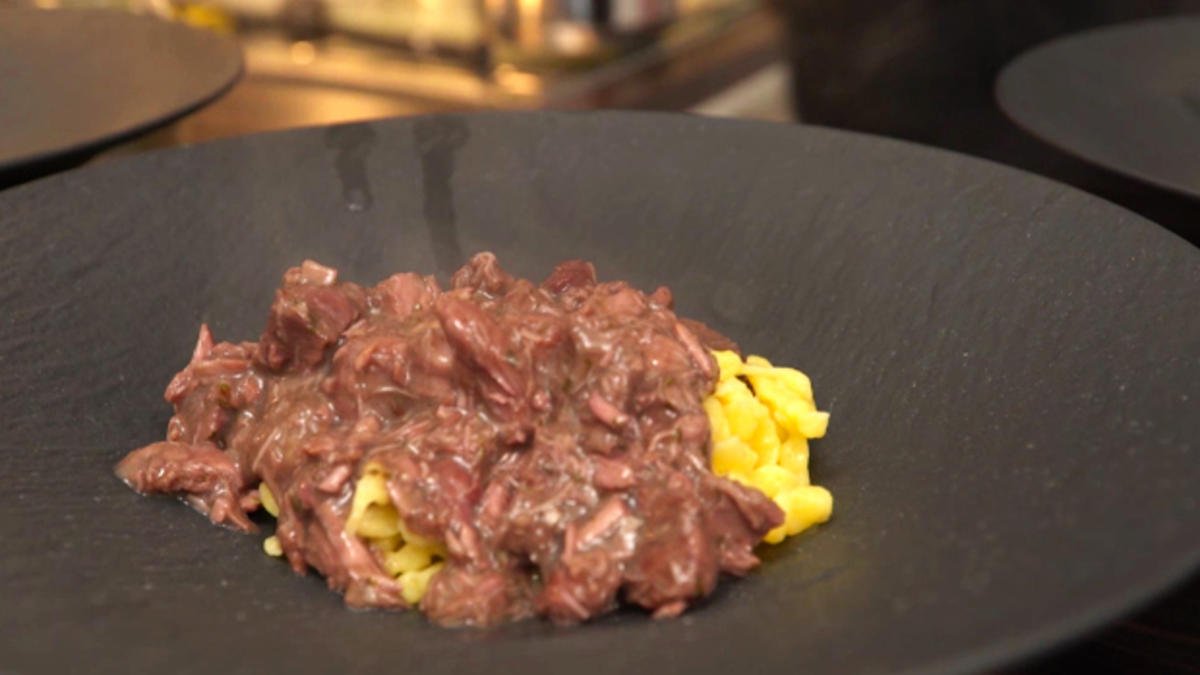 Das perfekte Dinner Rezepte - Lammragout mit selbstgemachten Spätzle