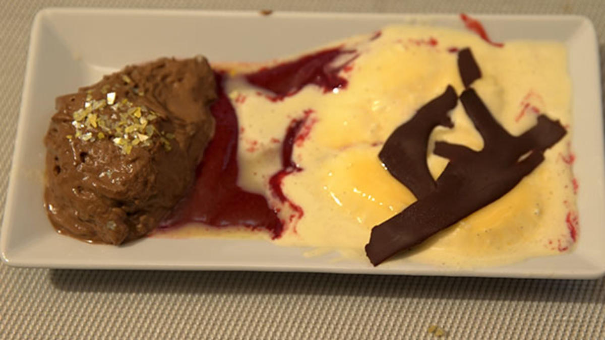 Das perfekte Dinner Rezepte - Espresso-Mousse und Vanilleparfait auf ...