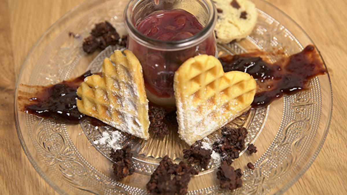 Das perfekte Dinner Rezepte - Kleijn Koffendrenken - Bergische Waffeln ...