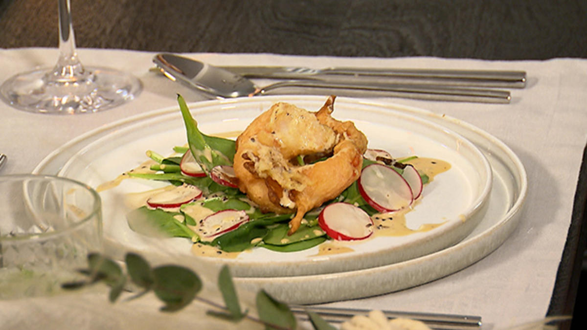 Das perfekte Dinner Rezepte - Garnelen-Tempura mit Trüffel-Ponzu