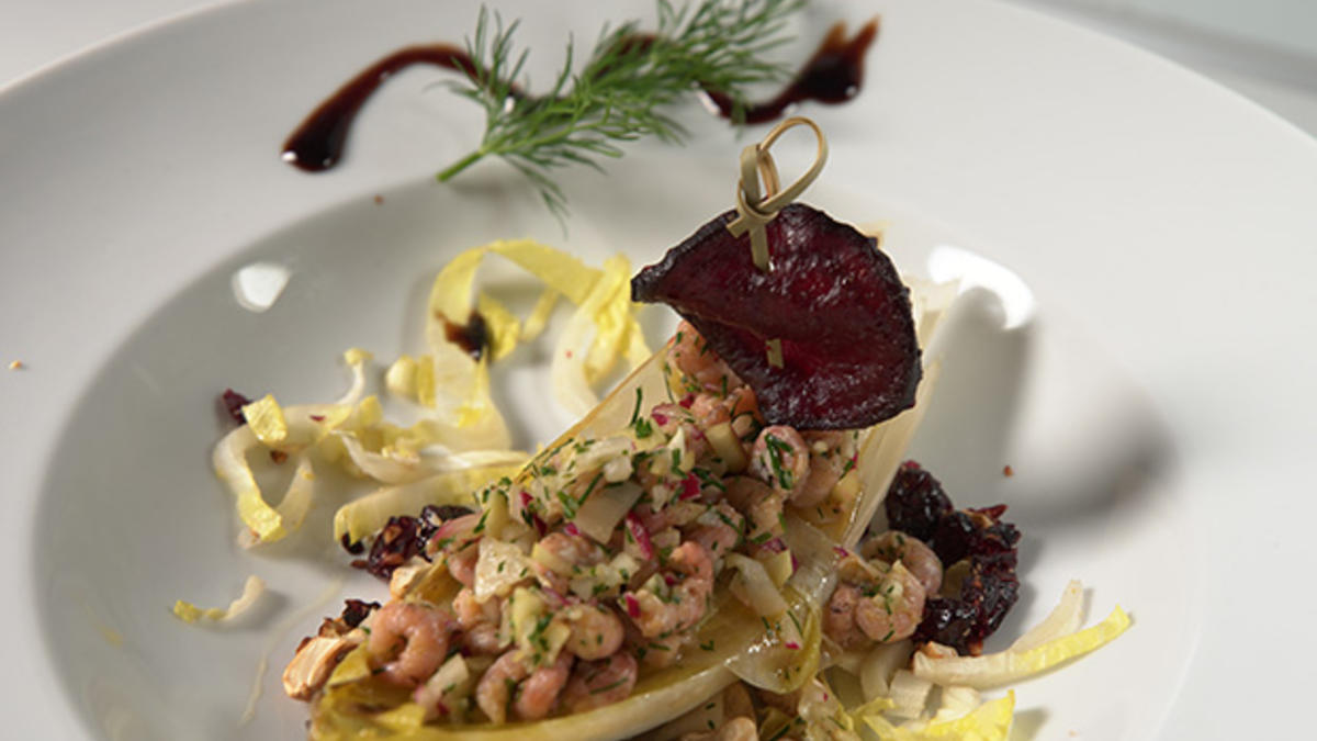 Das perfekte Dinner Rezepte - Krabbensalat mit Dressing