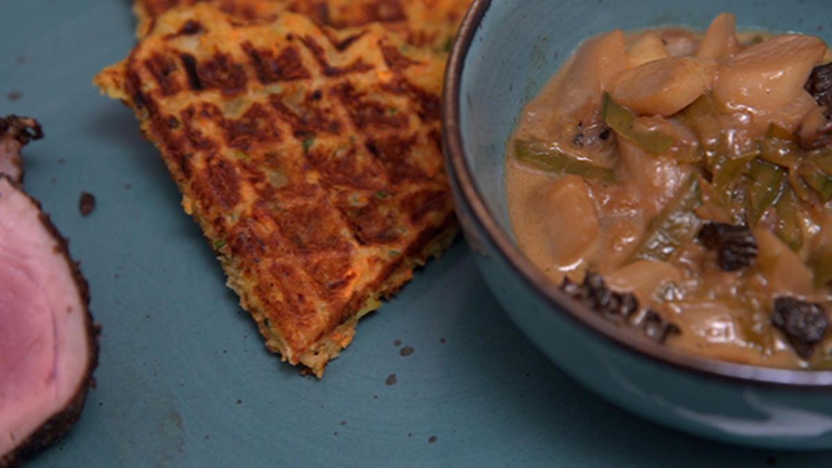 Das perfekte Dinner Rezepte - Kaffeefilet mit Gemüsefrikassee und ...