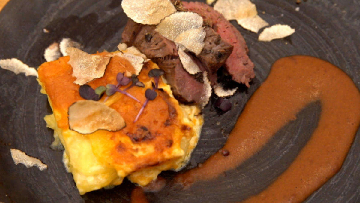 Das perfekte Dinner Rezepte - Rinderfilet mit Kartoffelgratin