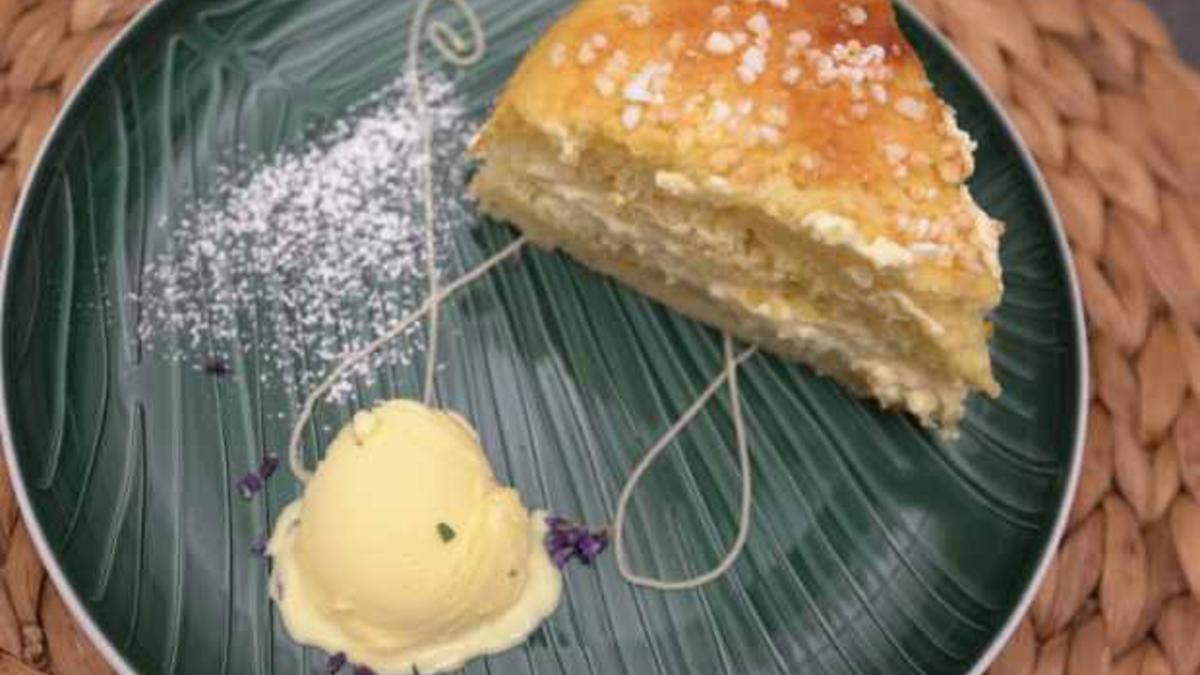 Das perfekte Dinner Rezepte - Tarte Tropézienne mit Lavendel-Eis