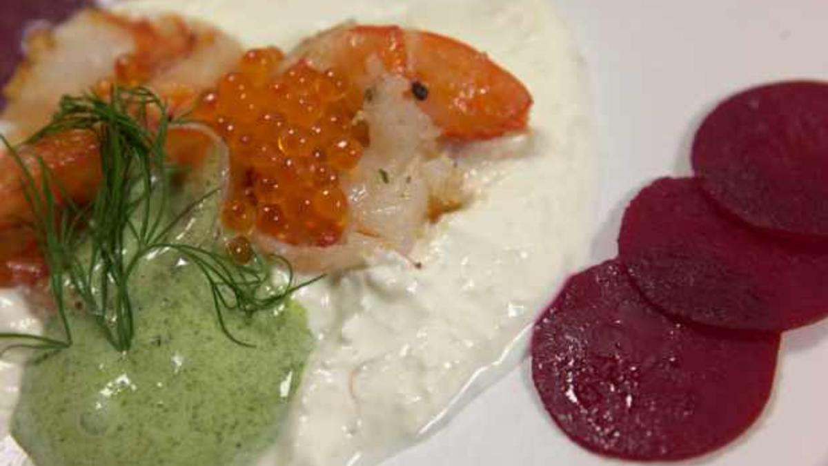 Das perfekte Dinner Rezepte - Meerrettich-Creme mit Rote Beete ...