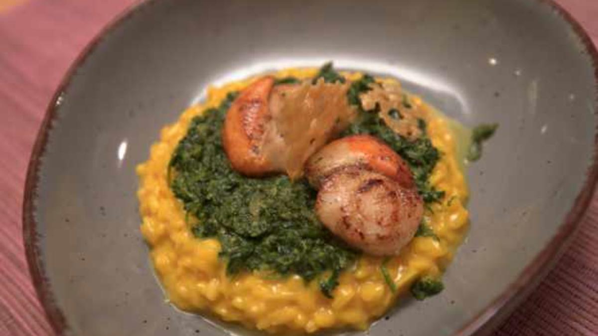 Das perfekte Dinner Rezepte - Jakobsmuschel auf Safranrisotto und ...