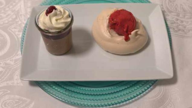 Das perfekte Dinner Rezepte - Schwarzwälderkirsch im Glas mit Kirschsorbet